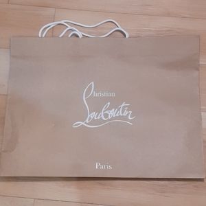 Authentic Large Christian Louboutin shopping bag